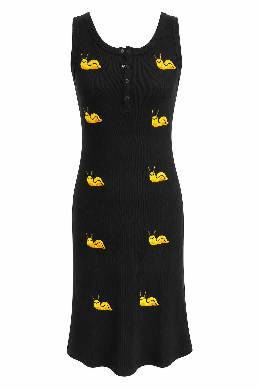 Banana Slug Embroidery Dress