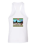 Reindeer Run 2026 White Racerback Tank Top