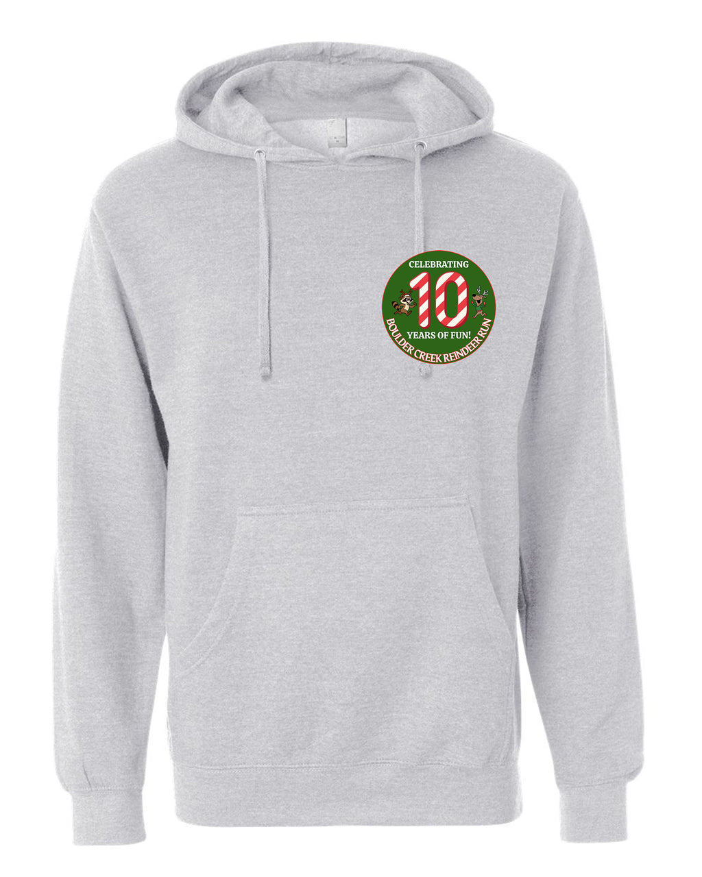 Heather Grey Pullover Reinder Run 2026
