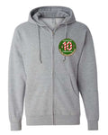 Reindeer Run 2026 Zipup Hoodie Heather Grey